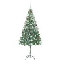 Árbol de Navidad artificial Verde 180 cm PVC y acero