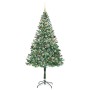 Árbol de Navidad artificial Verde 180 cm PVC y acero