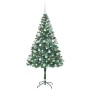 Árbol de Navidad artificial Verde 180 cm PVC y acero