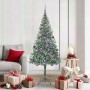 Árbol de Navidad artificial Verde 180 cm PVC y acero