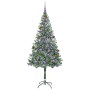 Árbol de Navidad artificial Verde 180 cm PVC y acero