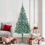 Árbol de Navidad artificial Verde 180 cm PVC y acero