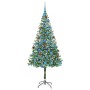 Árbol de Navidad artificial Verde 180 cm PVC y acero