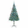 Árbol de Navidad artificial Verde 180 cm PVC y acero