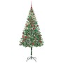 Árbol de Navidad artificial Verde 180 cm PVC y acero