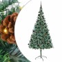 Árbol de Navidad artificial Verde 210 cm PVC y acero