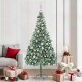 Árbol de Navidad artificial Verde 210 cm PVC y acero