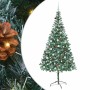 Árbol de Navidad artificial Verde 210 cm PVC y acero