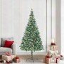 Árbol de Navidad artificial Verde 210 cm PVC y acero
