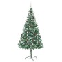 Árbol de Navidad artificial Verde 210 cm PVC y acero