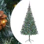 Árbol de Navidad artificial Verde 210 cm PVC y acero