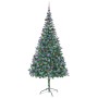 Árbol de Navidad artificial Verde 210 cm PVC y acero