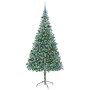 Árbol de Navidad artificial Verde 210 cm PVC y acero