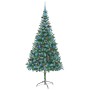 Árbol de Navidad artificial Verde 210 cm PVC y acero