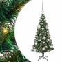 Árbol de Navidad Artificial Preiluminado Verde 120 cm