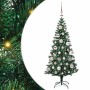 Árbol de Navidad Artificial Preiluminado Verde 120 cm
