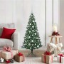 Árbol de Navidad Artificial Preiluminado Verde 120 cm