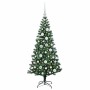 Árbol de Navidad Artificial Preiluminado Verde 120 cm