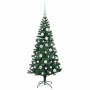 Árbol de Navidad Artificial Preiluminado Verde 120 cm