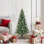 Árbol de Navidad Artificial Preiluminado Verde 120 cm