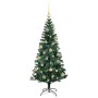 Árbol de Navidad Artificial Preiluminado Verde 120 cm