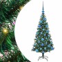 Árbol de Navidad Artificial Preiluminado Verde 120 cm
