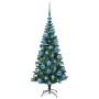Árbol de Navidad Artificial Preiluminado Verde 120 cm