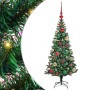 Árbol de Navidad Artificial Preiluminado Verde 120 cm