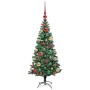 Árbol de Navidad Artificial Preiluminado Verde 120 cm