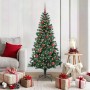 Árbol de Navidad Artificial Preiluminado Verde 150 cm