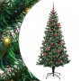Árbol de Navidad Artificial Preiluminado Verde 150 cm