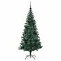Árbol de Navidad Artificial Preiluminado Verde 150 cm