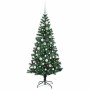 Árbol de Navidad Artificial Preiluminado Verde 150 cm