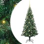Árbol de Navidad Artificial Preiluminado Verde 150 cm