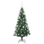 Árbol de Navidad Artificial Preiluminado Verde 150 cm