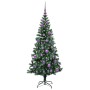 Árbol de Navidad Artificial Preiluminado Verde 150 cm