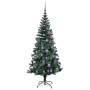 Árbol de Navidad Artificial Preiluminado Verde 150 cm
