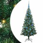 Árbol de Navidad Artificial Preiluminado Verde 150 cm