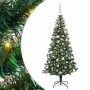 Árbol de Navidad Artificial Preiluminado Verde 180 cm