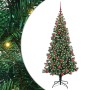 Árbol de Navidad Artificial Preiluminado Verde 180 cm