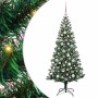 Árbol de Navidad Artificial Preiluminado Verde 180 cm