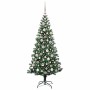 Árbol de Navidad Artificial Preiluminado Verde 180 cm