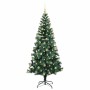 Árbol de Navidad Artificial Preiluminado Verde 180 cm