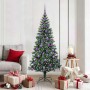 Árbol de Navidad Artificial Preiluminado Verde 180 cm