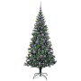 Árbol de Navidad Artificial Preiluminado Verde 180 cm
