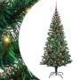 Árbol de Navidad Artificial Preiluminado Verde 180 cm