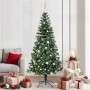 Árbol de Navidad Artificial Preiluminado Verde 210 cm