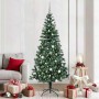 Árbol de Navidad Artificial Preiluminado Verde 210 cm