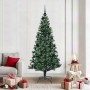 Árbol de Navidad Artificial Preiluminado Verde 210 cm