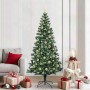 Árbol de Navidad Artificial Preiluminado Verde 210 cm